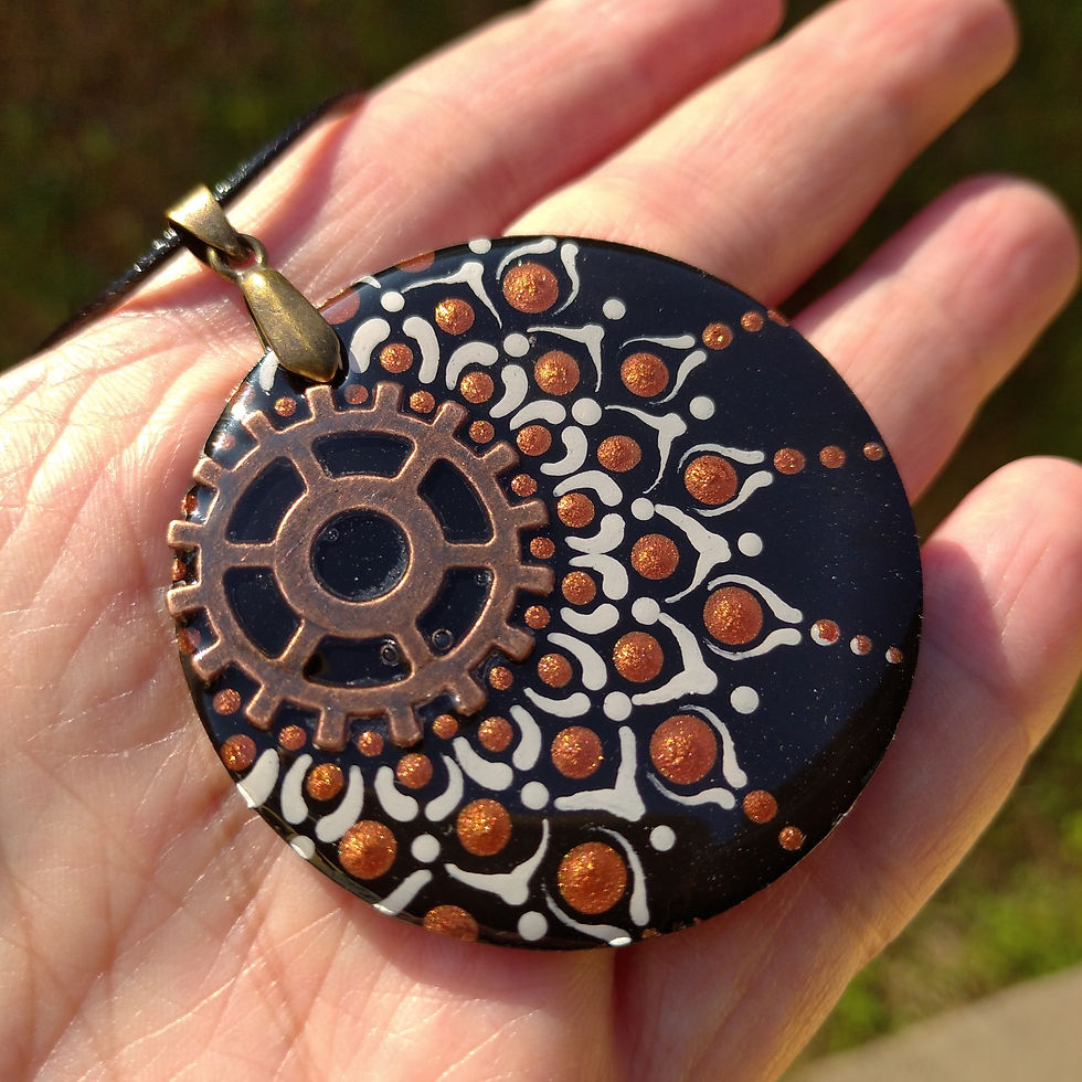 Ciondolo dipinto a mano