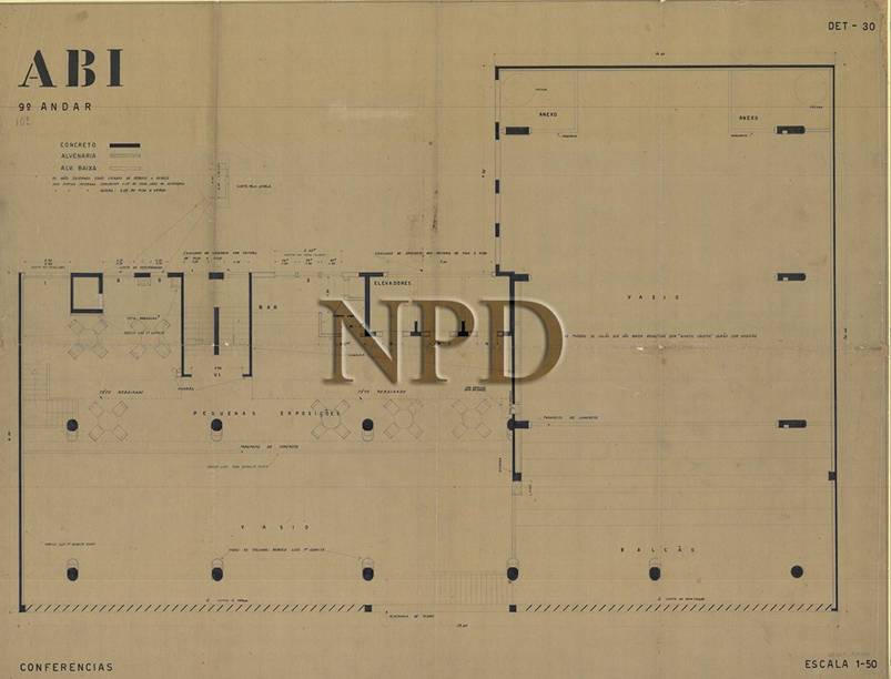 Figura 24: ABI 9° Andar - Det-30 - Conferências (NPD - FAU/UFRJ)