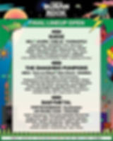 Busan Rock Festival final lineup poster