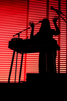 Jungle playing live in Brisbane at the Fortitude Music Hall