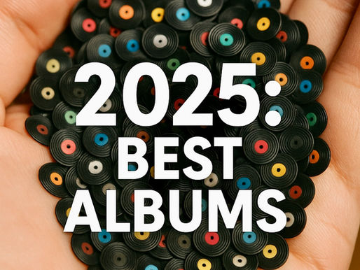 AI photo of a stack of tiny vinyl records held in the palm of my hand