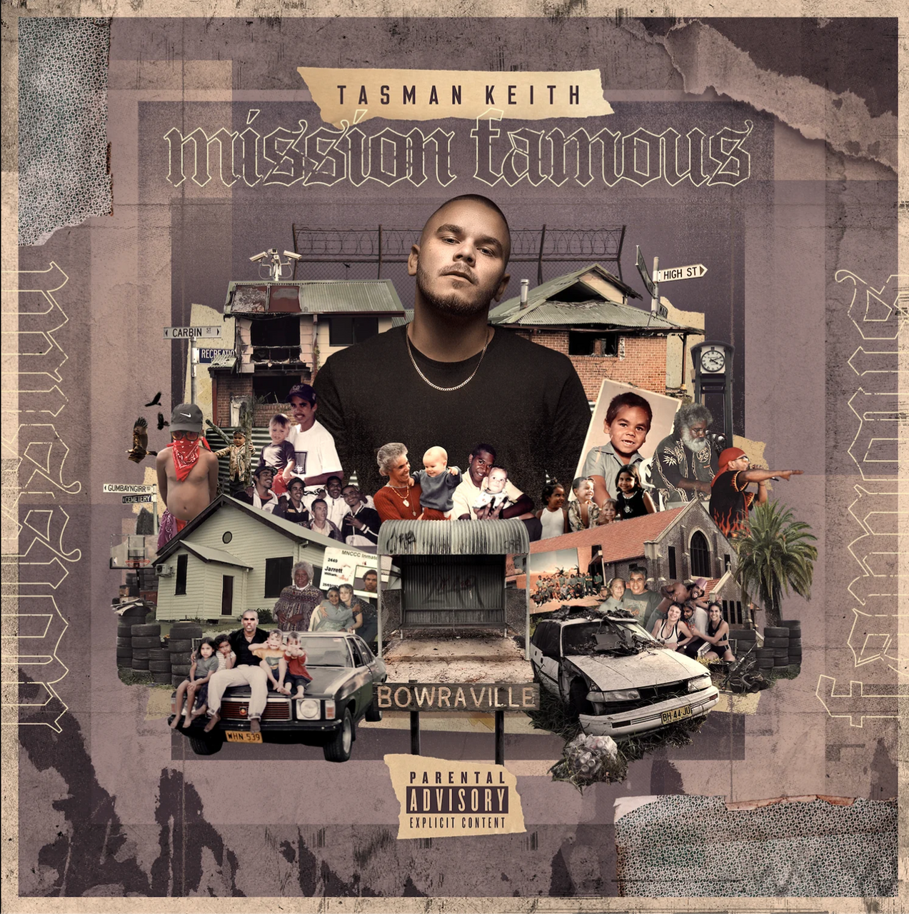 Tasman Keith - Mission Famous (Black/Grey/Violet Marbled Vinyl)