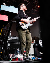Fleet Foxes playing the Brisbane Riverstage, photo by Chris Searles