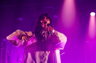 Sharon Van Etten & The Attachment Theory on stage at The Tivoli in Brisbane