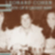 Album cover for Leonard Cohen’s Death of a Ladies’ Man, featuring a sepia-toned photograph of Cohen seated between two women.