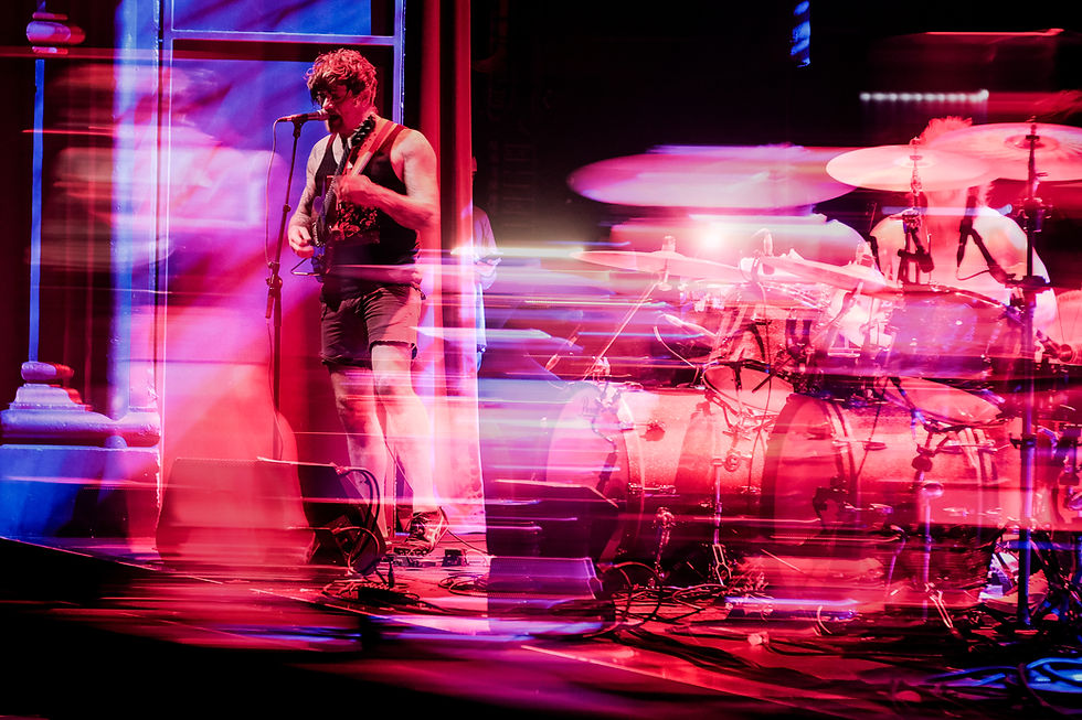 Osees onstage at the Princess Theatre, Brisbane