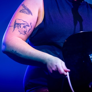 Cash Savage on stage at The Tivoli in Brisbane