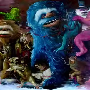 The cover art for Tropical Fuck Storm's Fairyland Codex