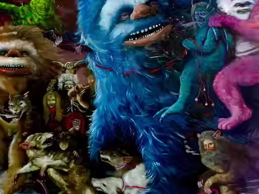 The cover art for Tropical Fuck Storm's Fairyland Codex
