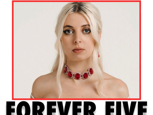 Georgia Davies of the Last Dinner Party poses for an NME Magazine shoot