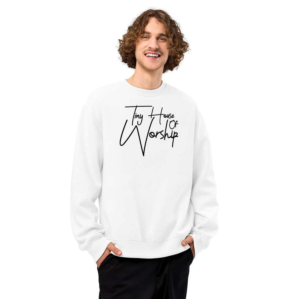Thumbnail: Oversized heavyweight sweatshirt