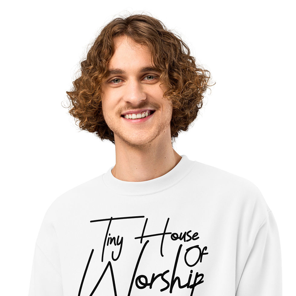 Thumbnail: Oversized heavyweight sweatshirt
