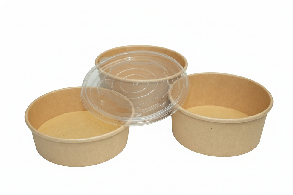 Thumbnail: Kraft paper bowl 1000ml (Pack of 300)