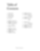 Level 1 Book 8 - Table of Contents