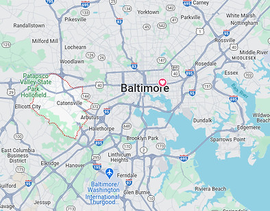 Catonsville Map - Baltimore County, Maryland