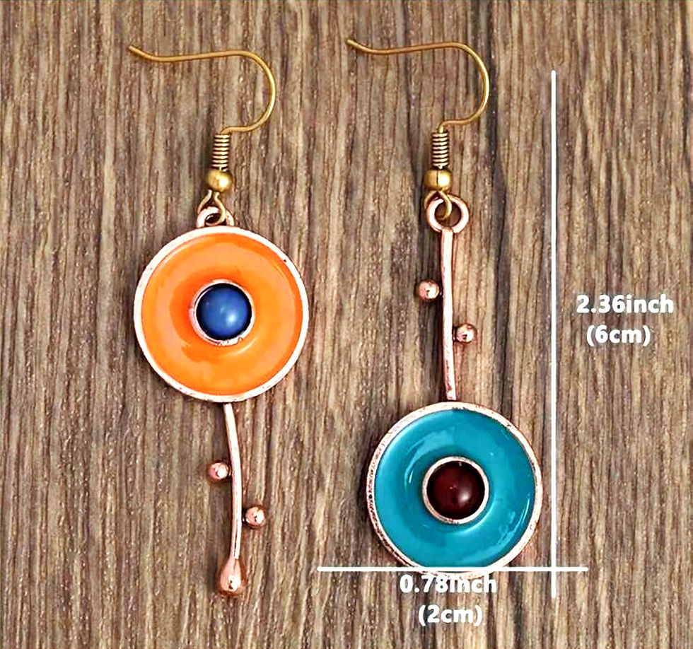 Thumbnail: LCE-9894160 - Creative Bohemian Style Dangle Earrings with unique design