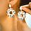 Thumbnail: LCE-58700240 - Drip Oil Earrings With Colorful Design, Sophisticated, Minimalist