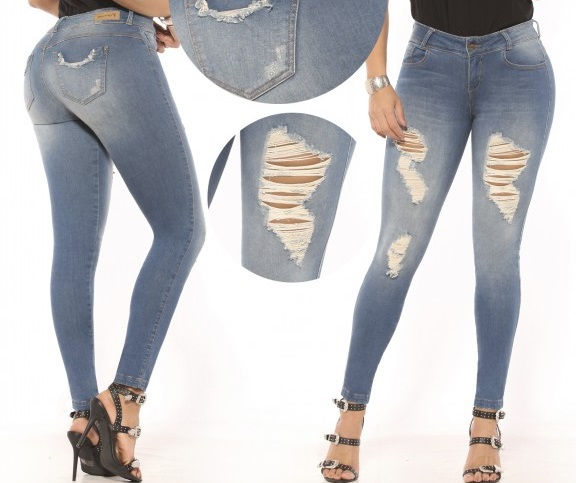 Thumbnail: Push Up jeans 24 mixed pcs