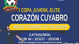 Copa Juvenil Corazón Cuyabro
