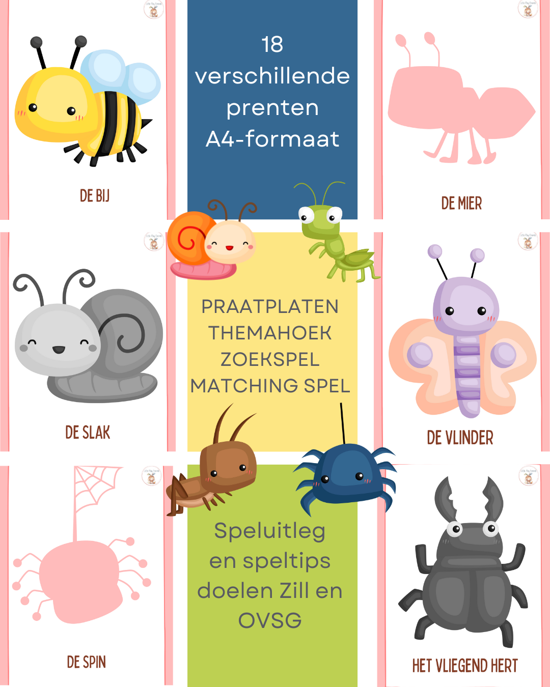 Praatplaten kriebeldiertjes