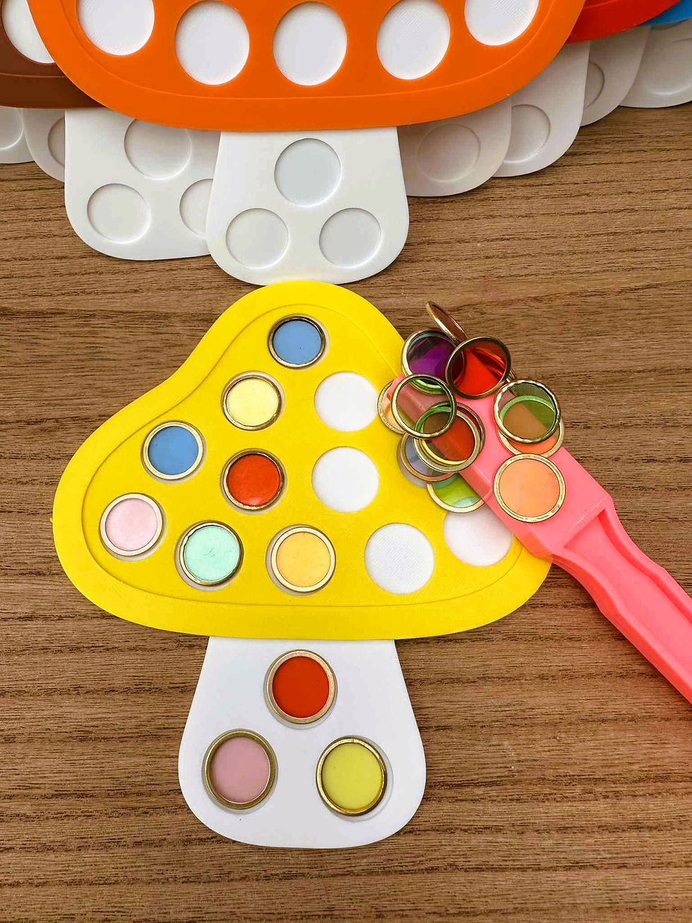 Thumbnail: Paddenstoel voor magnetische fiches