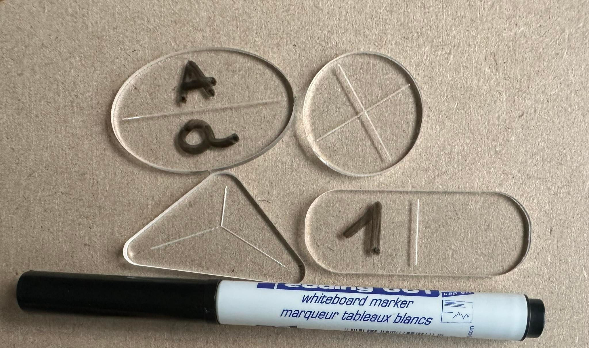 doorzichtige pillen om op te schrijven