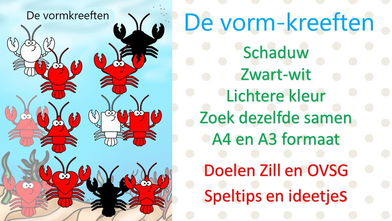 De schaduw-vorm-kreeften van regenboogvisje