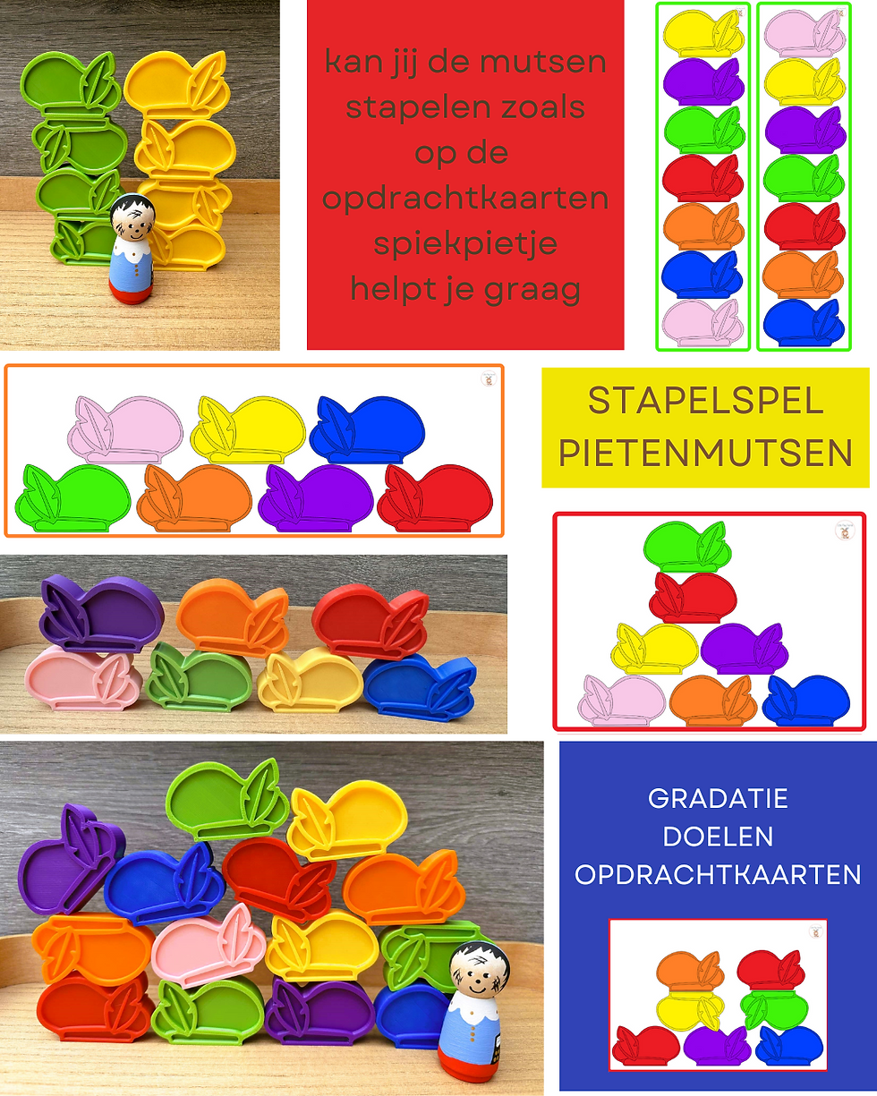 Thumbnail: Stapelmutsen pietenspel