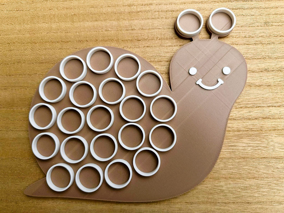 Thumbnail: Slak voor pomponnetjes + opdrachtkaarten