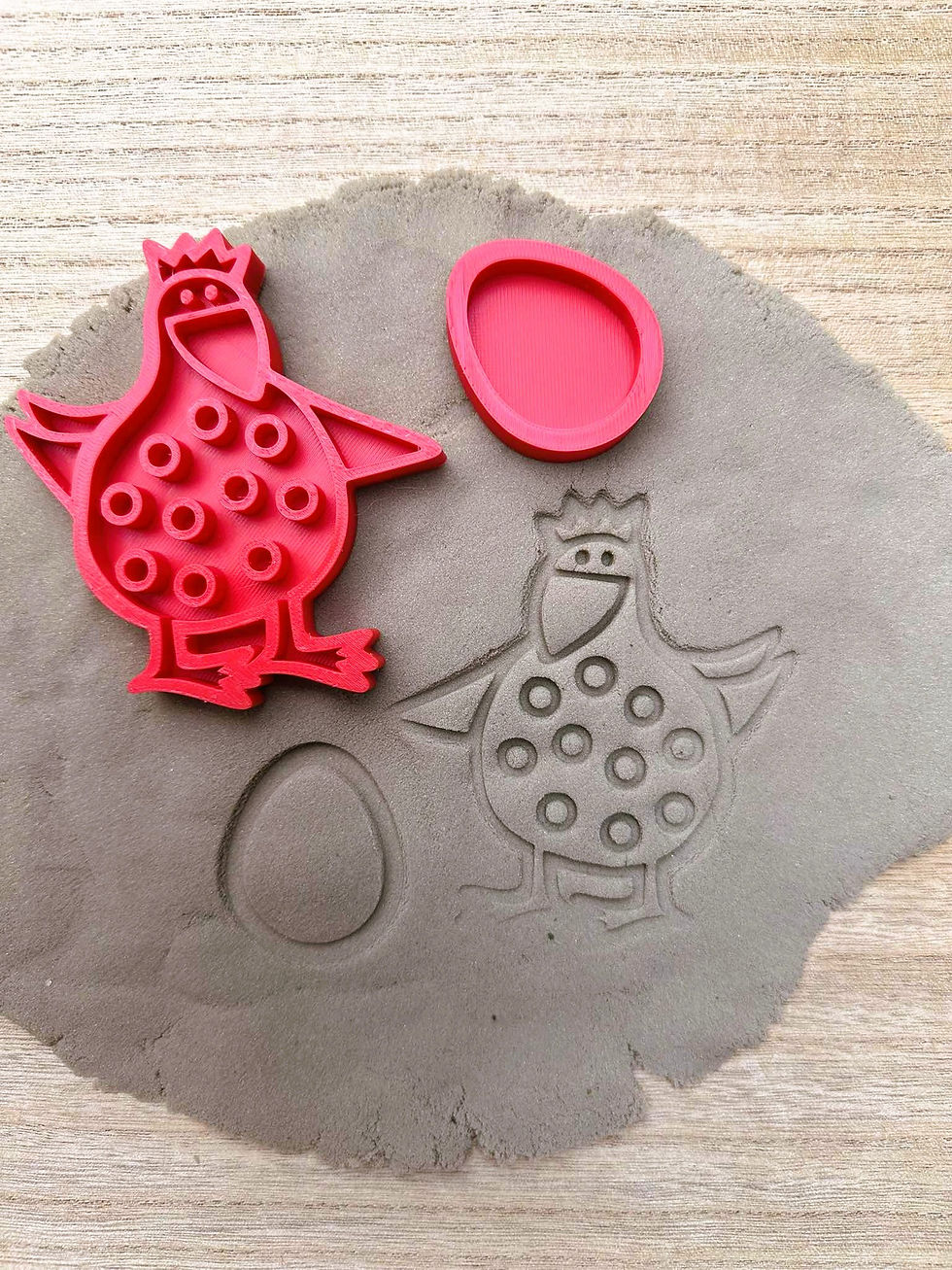 Thumbnail: Plasticine vormpjes - zandvormpjes Pasen - Het allermooiste ei