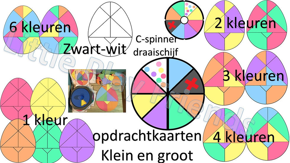 Thumbnail: spelbundel - Tangram paaseitjes