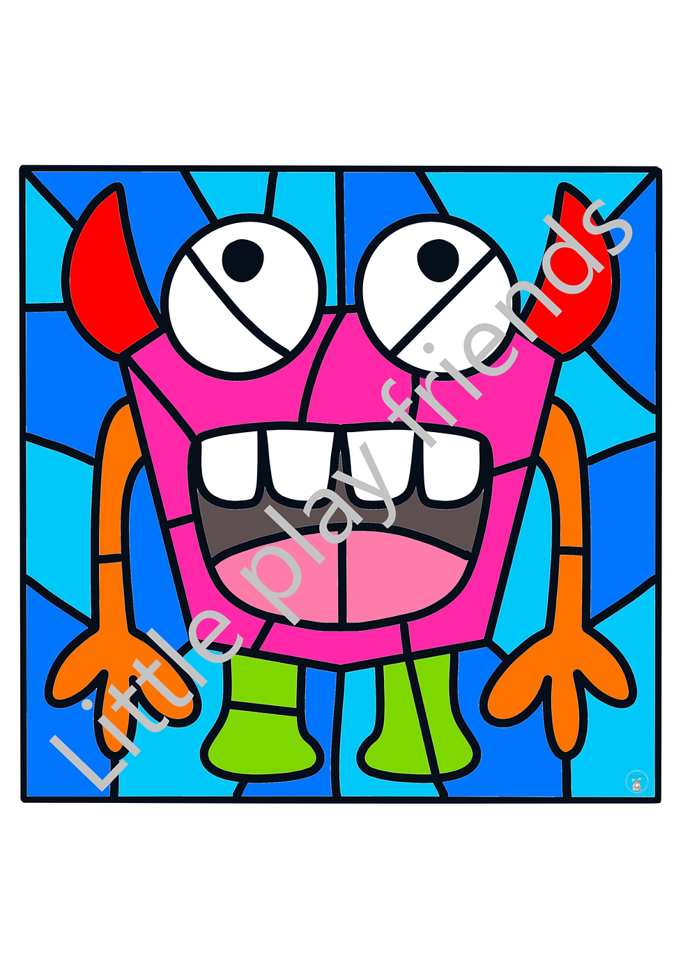 Thumbnail: Kleuren naar voorbeeld thema monsters
