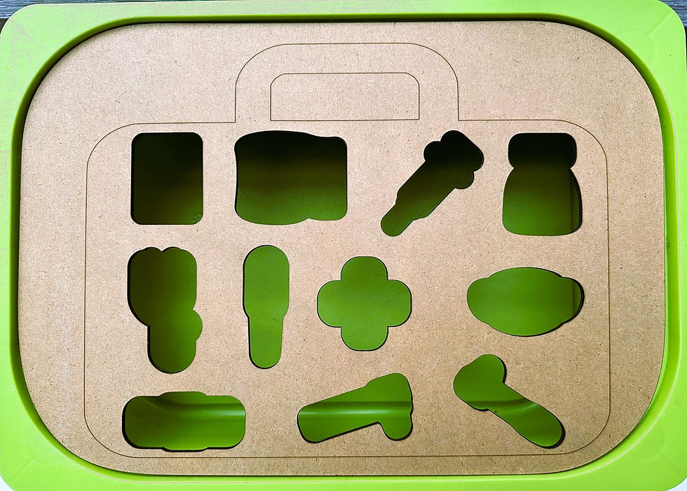 Thumbnail: speeldeksel - ziek zijn - de dokterstas