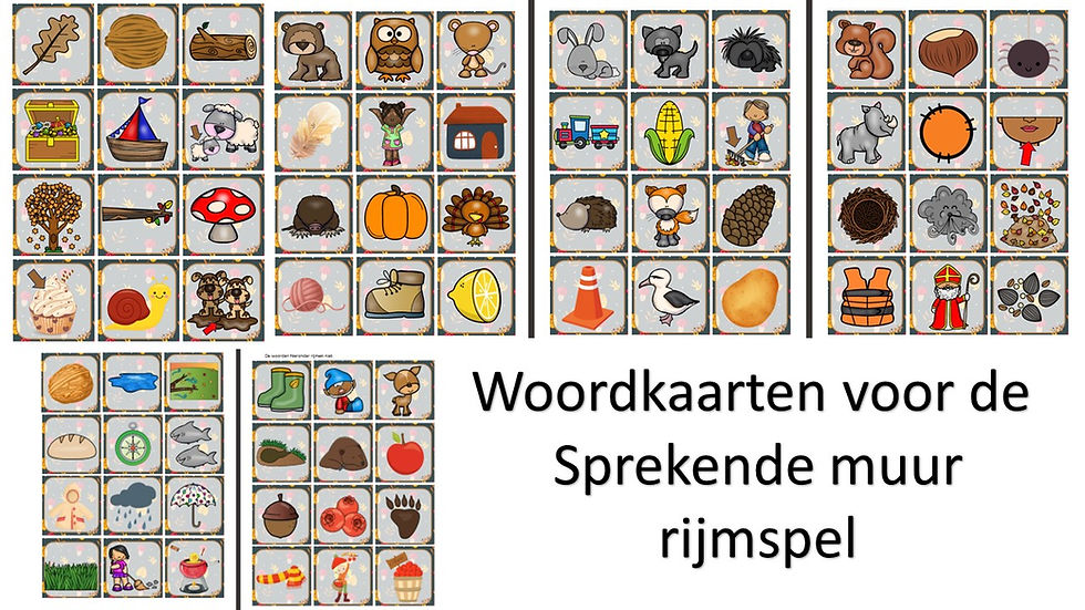 Thumbnail: sprekende muur - herfst - rijmen