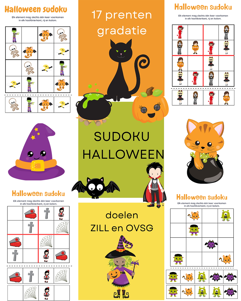 Sudoku's thema Halloween