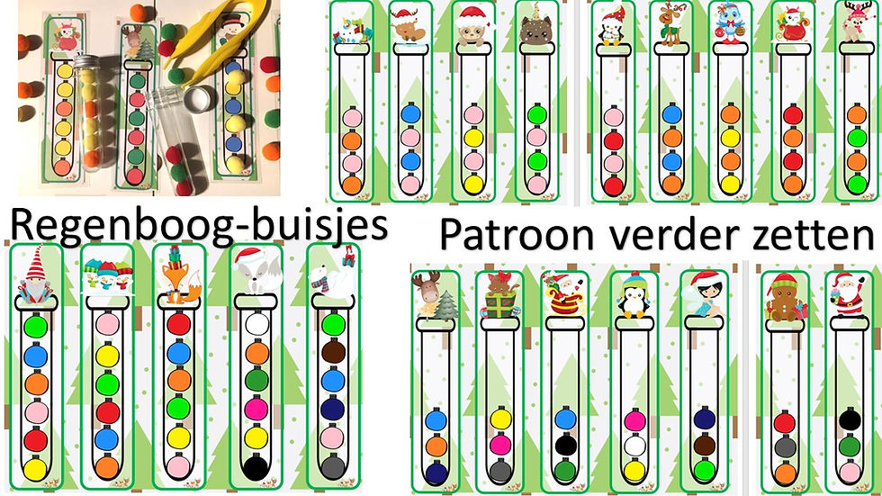 Thumbnail: kerstballen-buisjes vullen met pompons