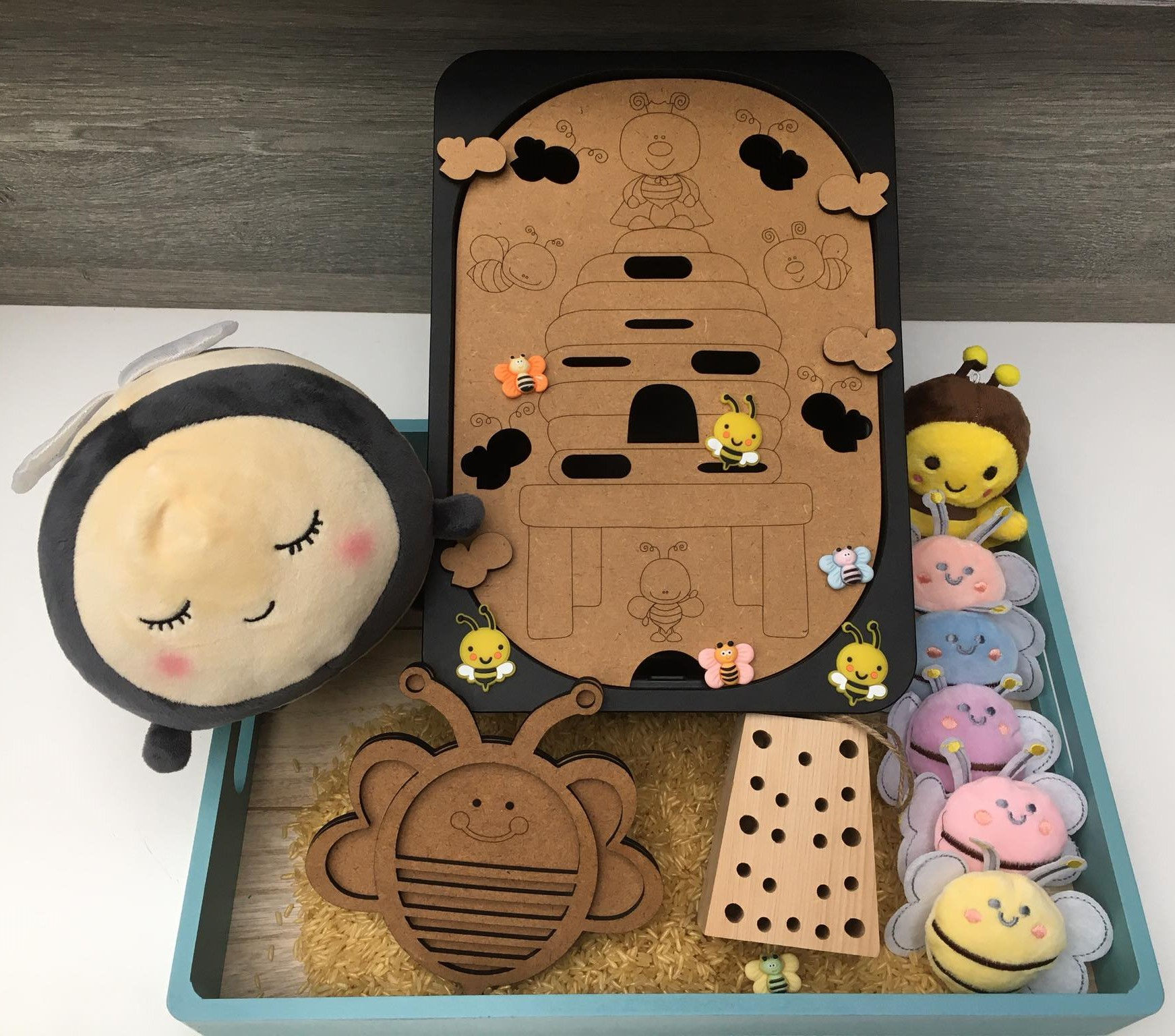 Speeldeksel - de bezige bijtjes