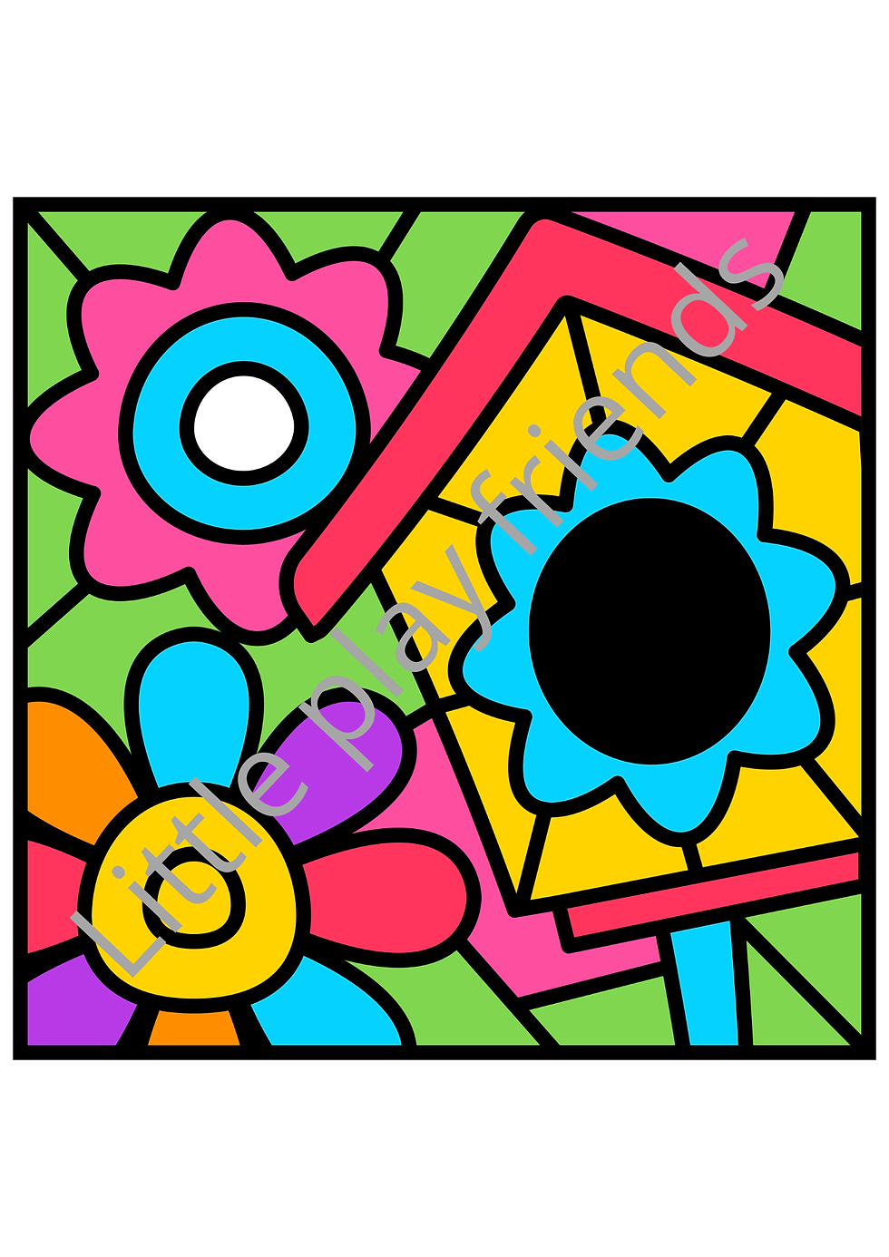 Thumbnail: Kleuren naar voorbeeld thema lente