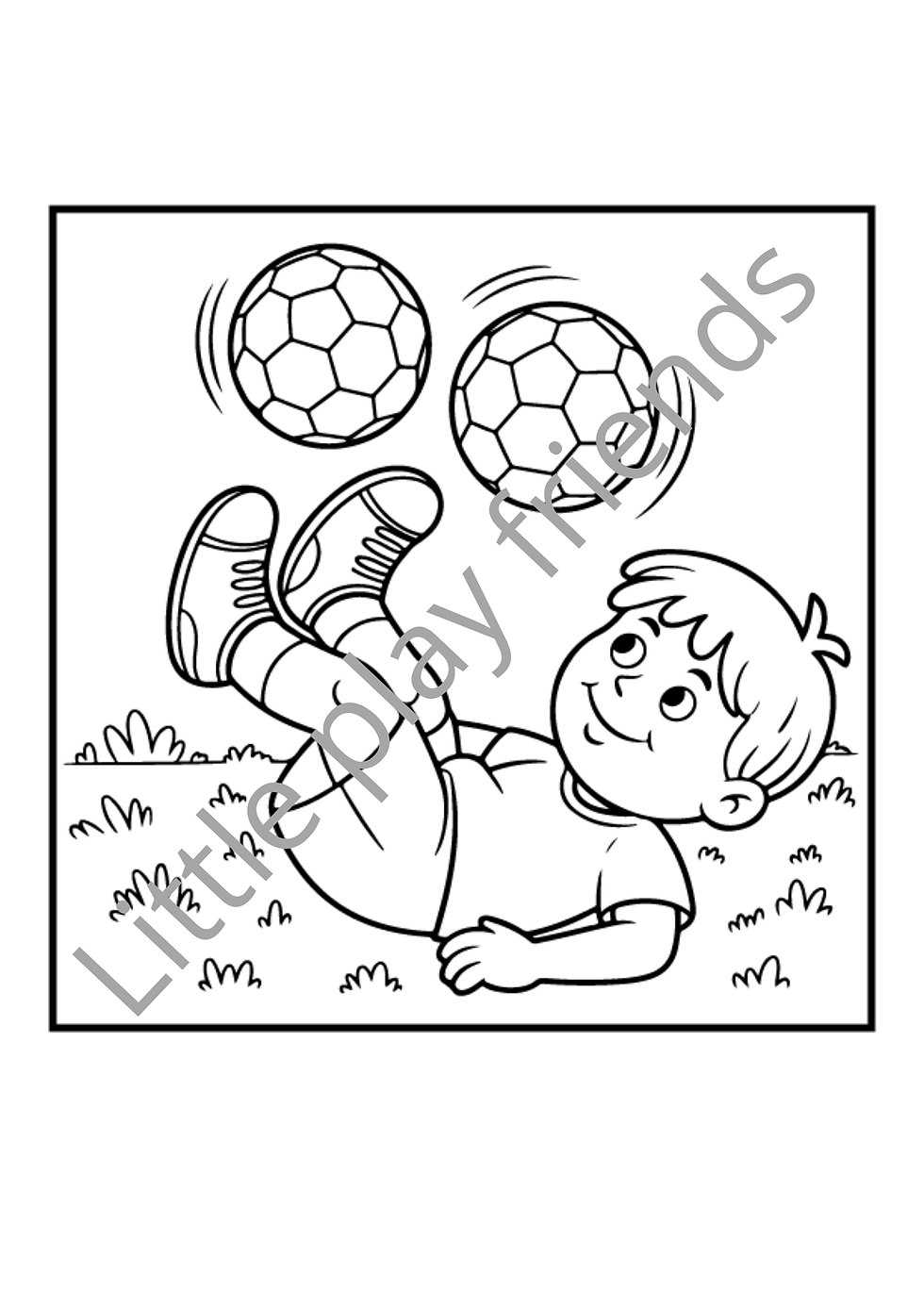 Thumbnail: Kleurplaten voetbal