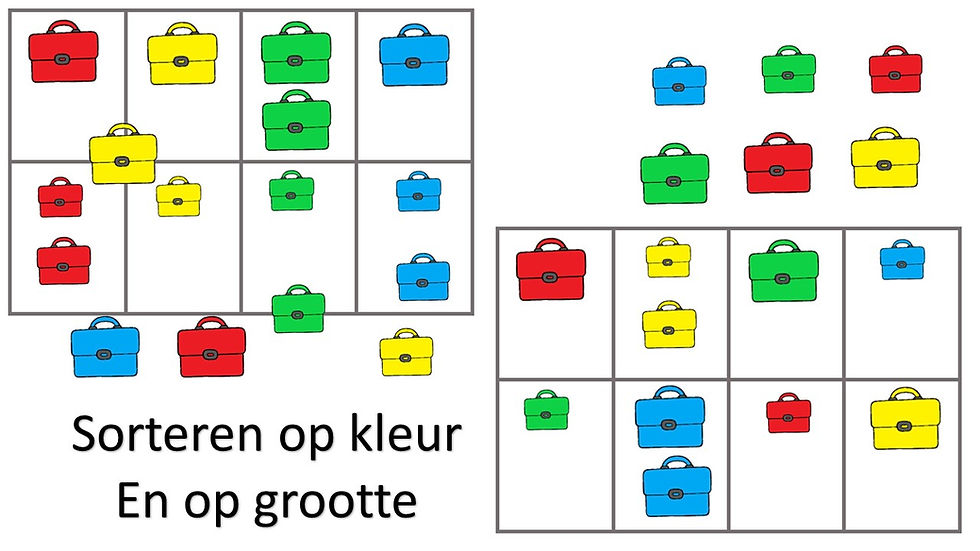 Thumbnail: Boekentasjes sorteren