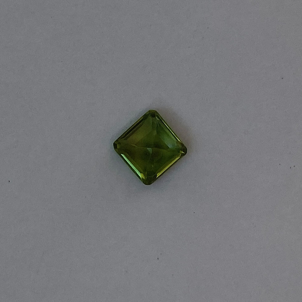 Thumbnail: Peridot Square 0.66ct 5mm