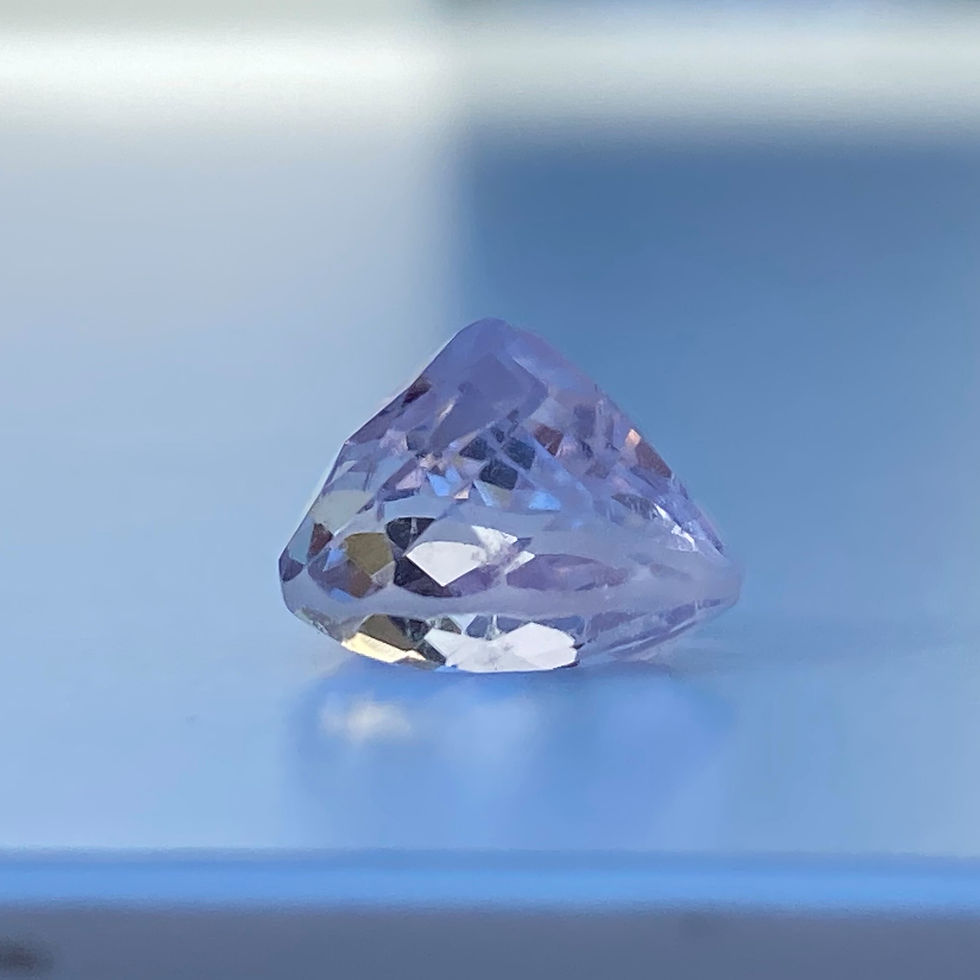Thumbnail: Pink Kunzite 3.91 Pear Shaped