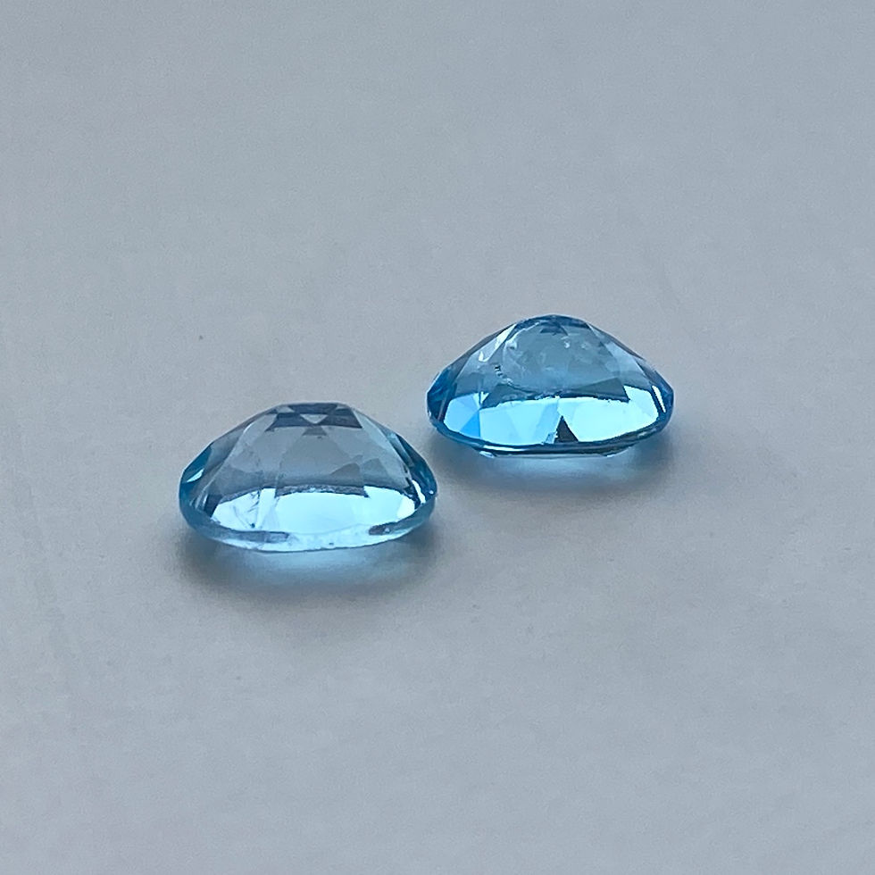 Thumbnail: Swiss Blue Topaz Pair 3.17 Carats