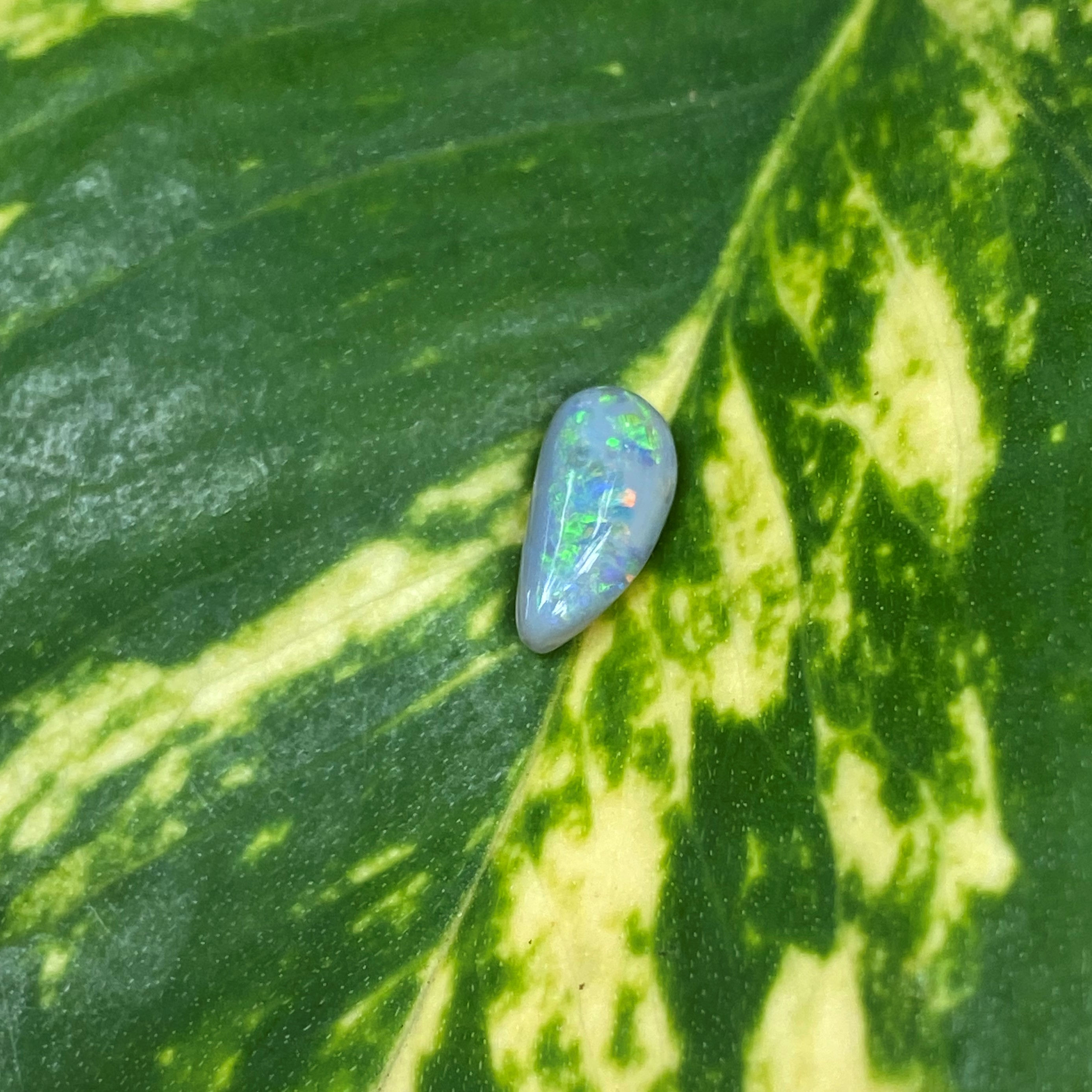 Opal Grey Base 1.08 Ct Teardrop shape