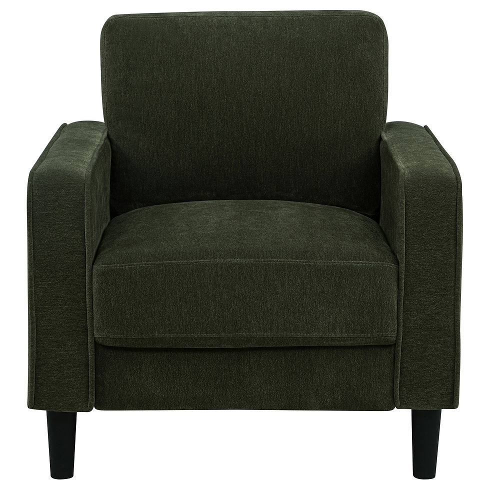 Thumbnail: "Ruth" Sofa Collection In Matcha Green Fabric