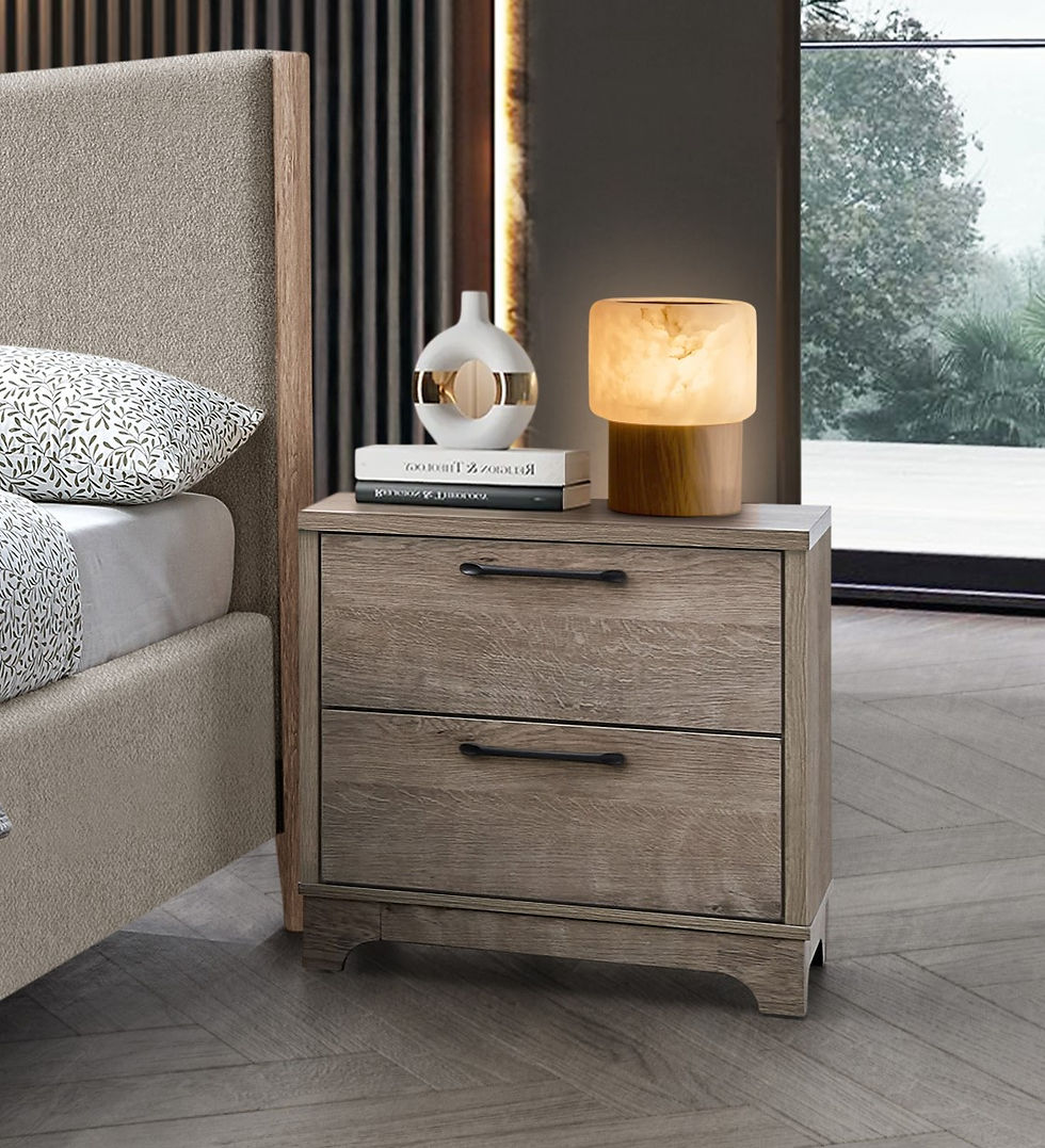 Miniatura: "Aero" 4-Pcs Bedroom Set In Natural Finish