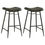 Miniatura: "Bayu" Counter Stool in Leather 2-Pcs Set