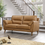 Miniatura: "Weston" Living Room Set in Camel Leather