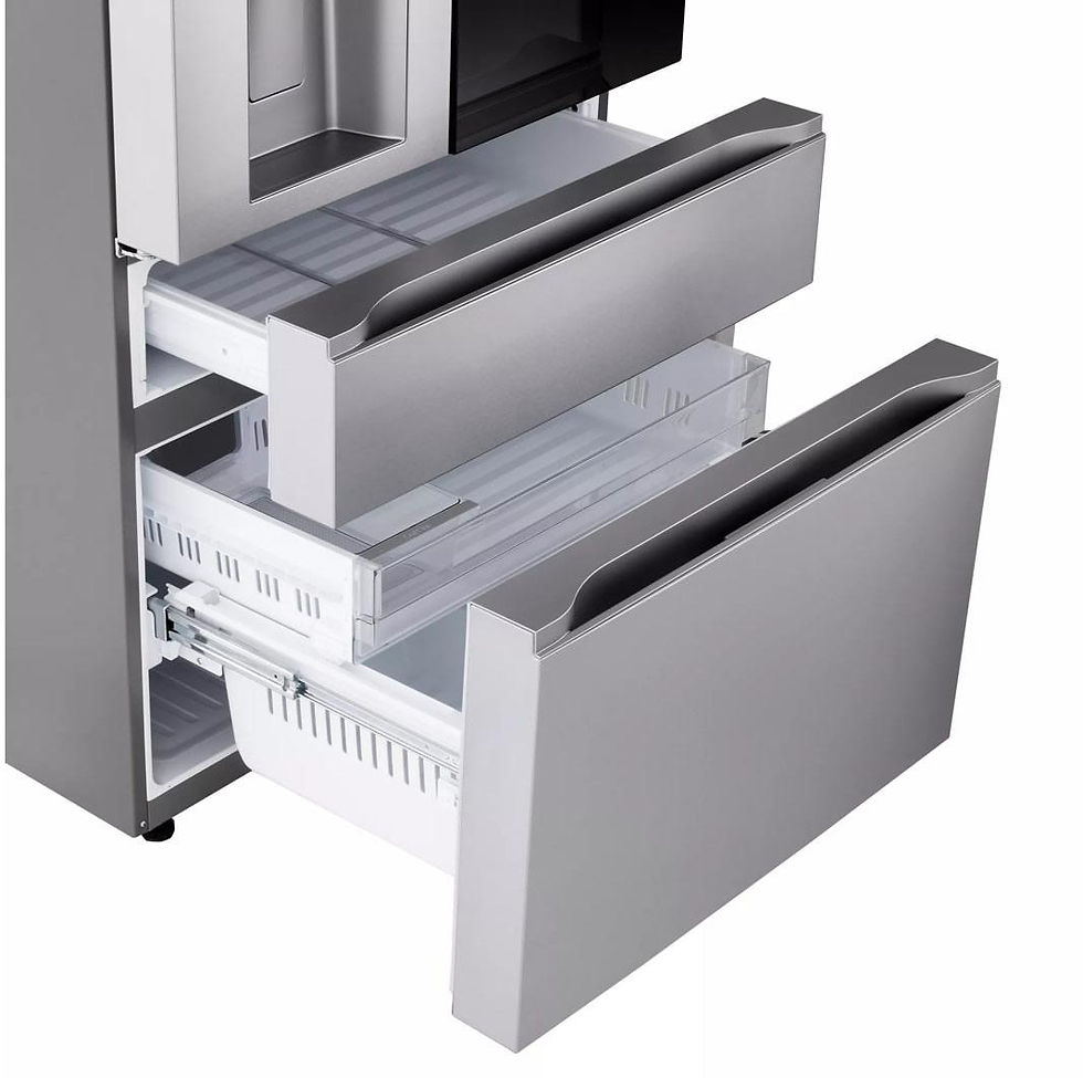 Miniatura: "LG" 28.6 cu. ft. French 4-Door Refrigerator with Smart InstaView®