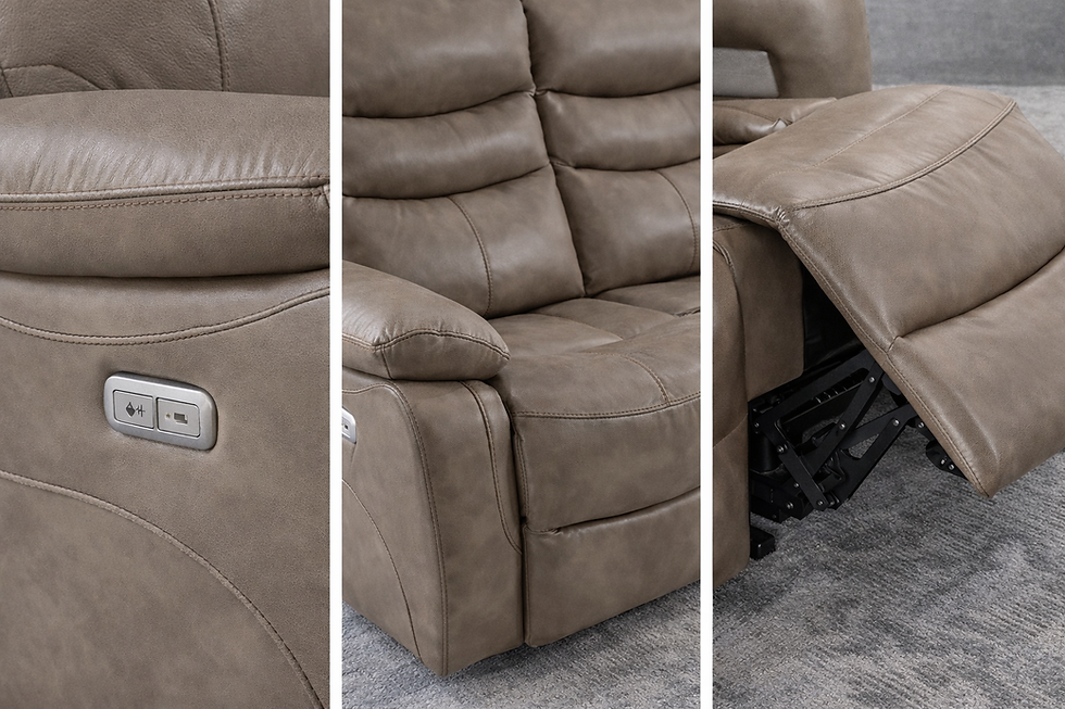 Miniatura: "Javier" Recliner Sofa Set In Performance Fabric